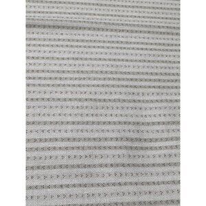 Striped Cotton Fabric Fat Quarter 18x22" Neutral Gray Sewing Quilting Craft Supp